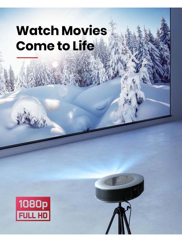 ANKER Nebula Cosmos D2140, 1080P home Entertainment Projector with 900